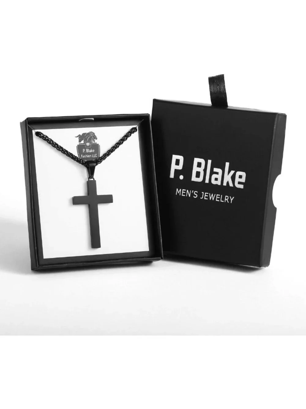 Stylish Stainless Steel Cross Necklace for Men & Boys - Adjustable 16-24